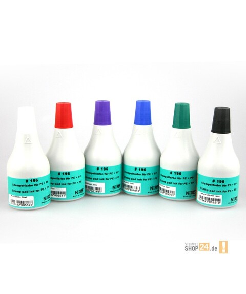 Stempelfarbe 196 Noris, für Polyethylen + Polypropylen