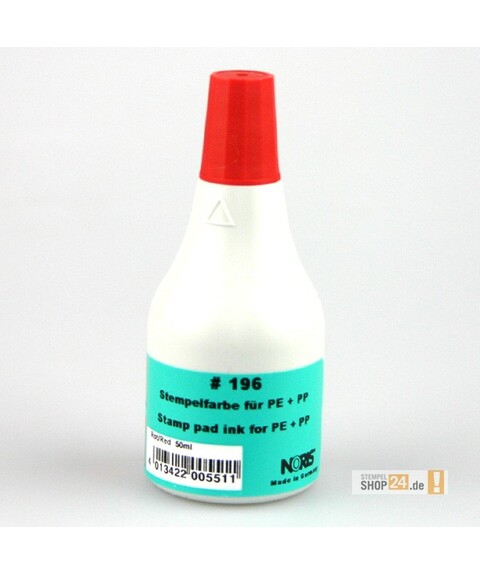 Stempelfarbe 196 Noris, für Polyethylen + Polypropylen