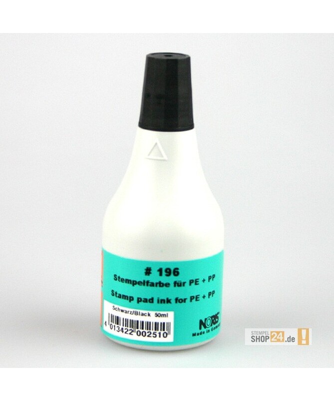 Stempelfarbe 196 Noris, für Polyethylen + Polypropylen