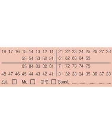 Textplatte für Trodat Printy 4915