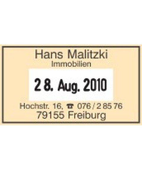 Textplatte für Trodat Professional 5440