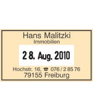 Textplatte für Trodat Professional 5440