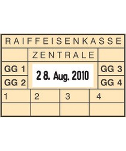 Textplatte für Trodat Professional 5470