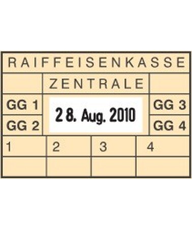 Textplatte für Trodat Professional 5470