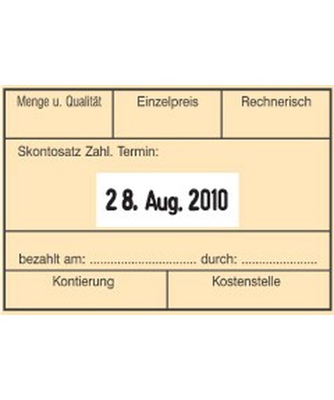 Textplatte für Trodat Professional 5480