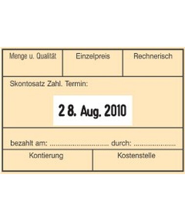 Textplatte für Trodat Professional 5480