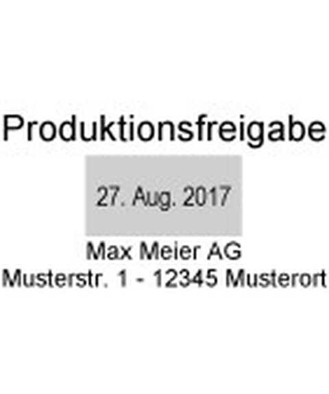 Textplatte für Trodat Printy 4729