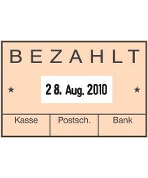 Textplatte für Trodat Printy 4727