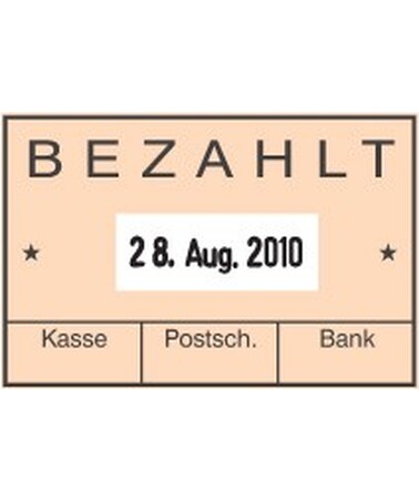 Textplatte für Trodat Printy 4727