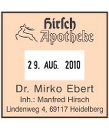 Textplatte für Trodat Printy 4724