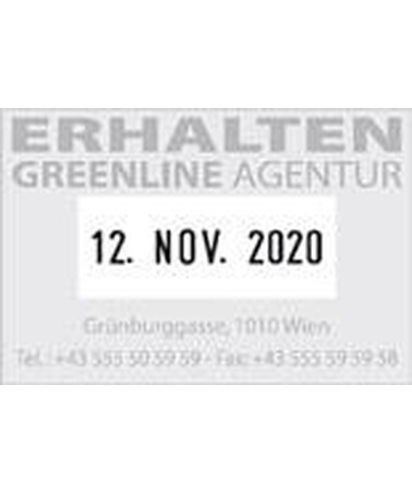 Textplatte für Colop Classic/Green Line 2360, Expert 3360