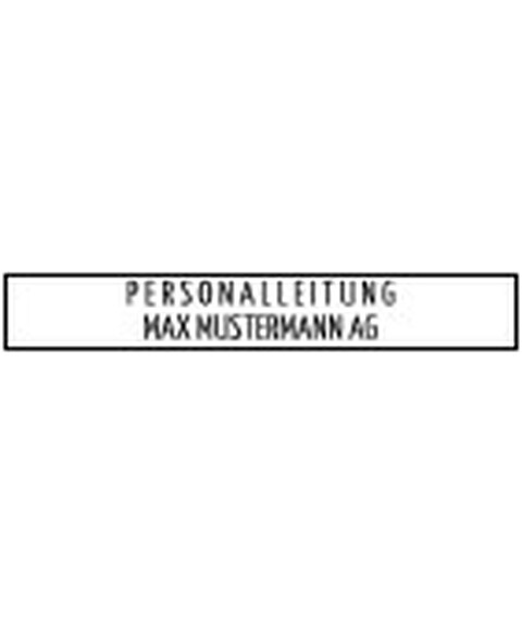 Textplatte für Trodat Printy 4917
