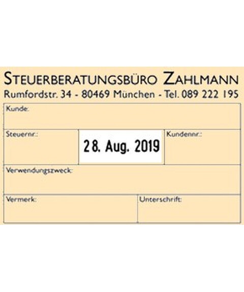 Textplatte für Trodat Professional 54110