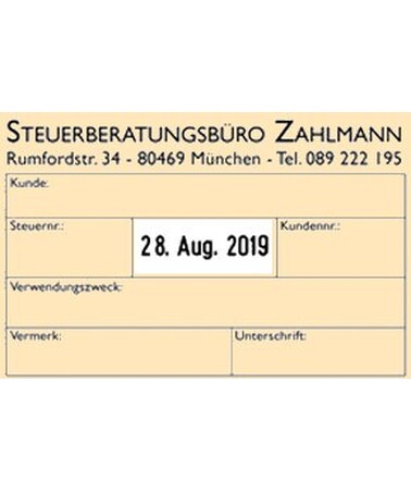 Textplatte für Trodat Professional 54110