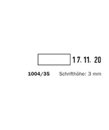 Stegstempel mit Datum Trodat 1004/35