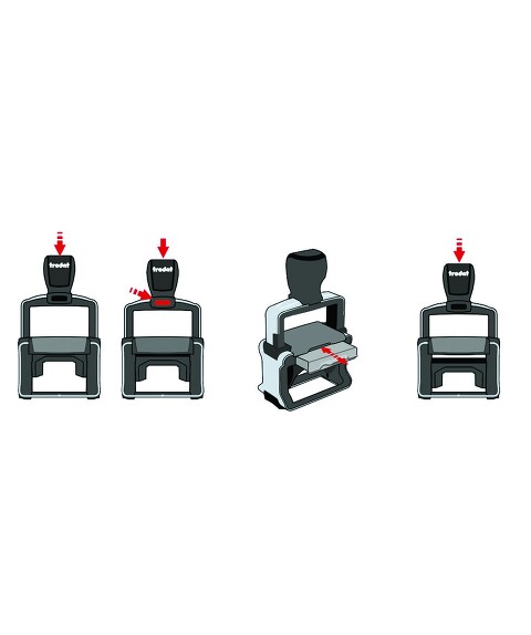 Trodat Professional 4.0 5435 Datumstempel zum Selbersetzten