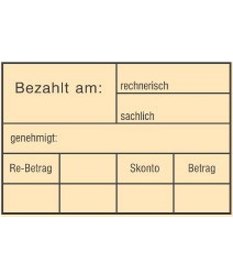 Textplatte für Trodat Professional 5207