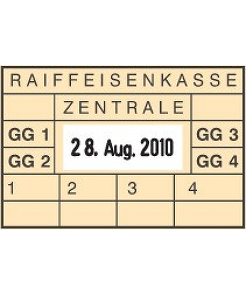 Textplatte für Trodat Professional 5470
