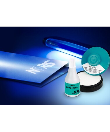 Noris Stempelfarbe 199 UV schnelltrocknend, unsichtbar, 50 ml